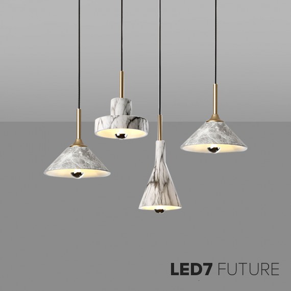 Loft Industry Modern - Stone Pendant